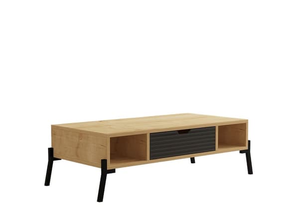 Sohvapöytä Faro - Sapphire Oak, Antracite