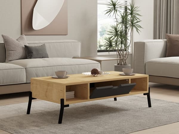 Sofabord Faro - Safir eg, antracit