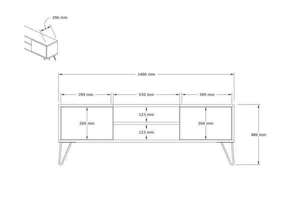 TV-stativ Eva