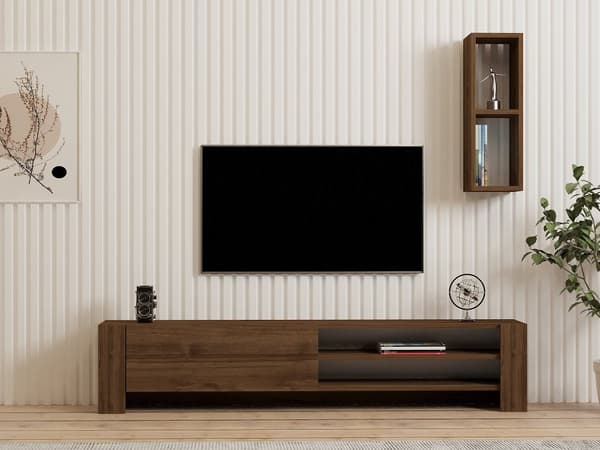 TV-enhet Naz - Valnöt