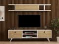 Miniatyrbilde 2 av 6: TV-enhet Italo - Hvit, Furu