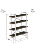 Miniatyrbilde 4 av 4: Bokhylle Makro - Valnøtt