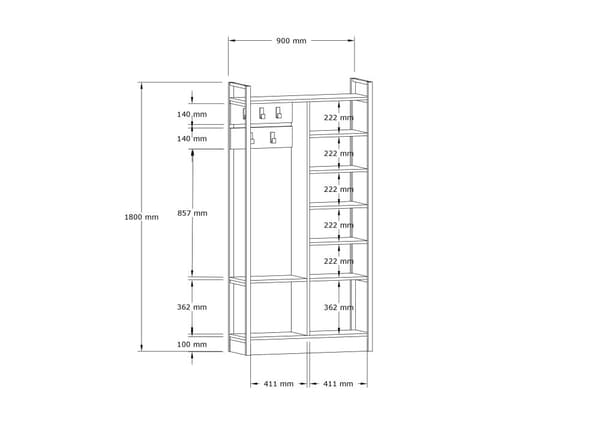 Hall Stand Begonya