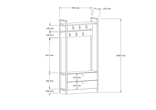 Hall Stand Manolya