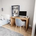 Miniatyrbild 3 av 4: Arbetsbord & bokhylla Aden - Ek, antracit