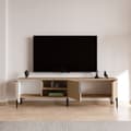 Miniatyrbilde 2 av 7: TV-stativ Tarz - Hvit, Eik