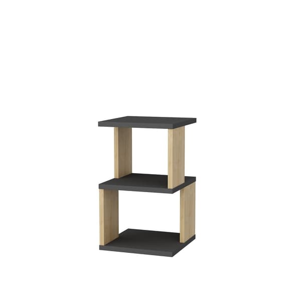 Nattduksbord Carter - antracit, ek