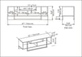 Miniatyrbilde 7 av 7: TV Stativ Asal 120 - Sort
