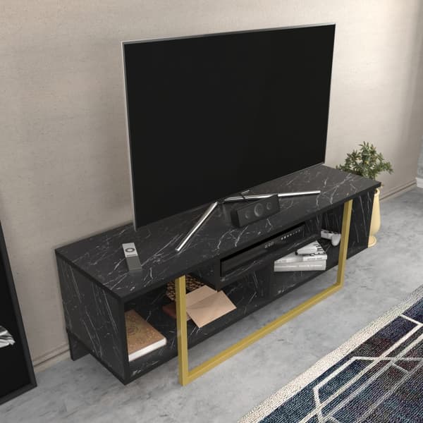 TV-stativ Asal 120 - Sort, Gull