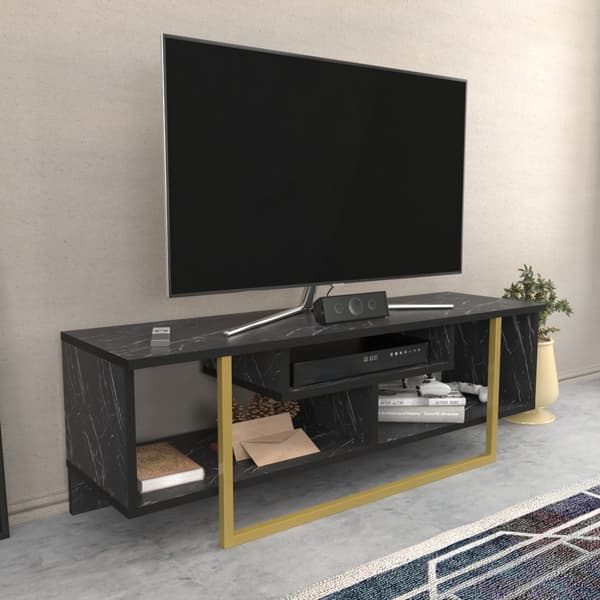 TV-stativ Asal 120 - Sort, Gull