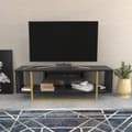 Miniatyrbilde 1 av 7: TV-stativ Asal 120 - Sort, Gull
