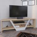Miniatyrbild 2 av 7: TV-bänk Sares - Ek, Vit