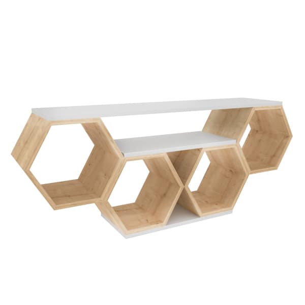 TV Stand Bal - Hvid, Sonomo