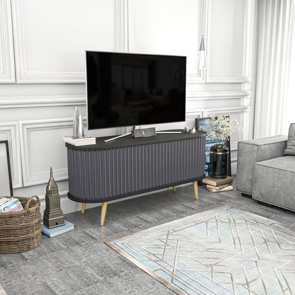 TV-stativ Stor - Svart, antrasitt