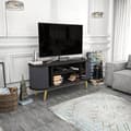 Miniatyrbilde 5 av 9: TV-stativ Stor - Svart, antrasitt