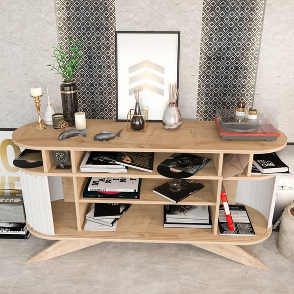 Sideboard Stor - Ek, Vit
