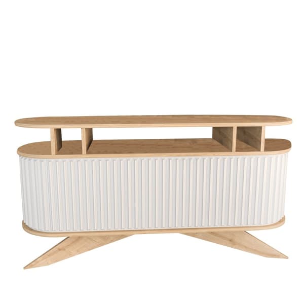 Sideboard Stor - Ek, Vit