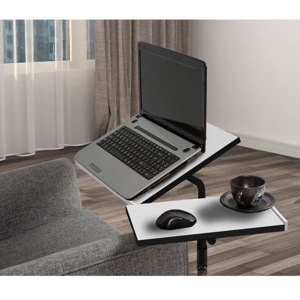 Laptop Standing Desk Glen - Hvid, Sort
