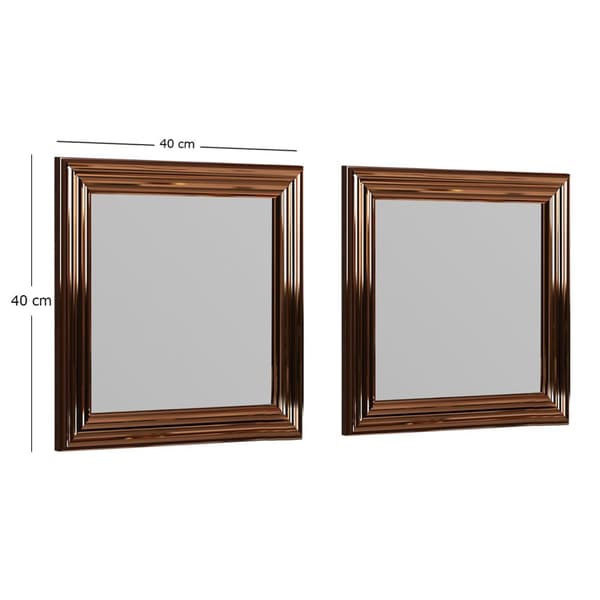 Speilsett (2 stk) balle - bronse