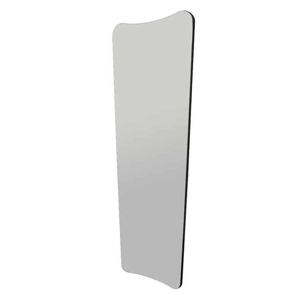 Cheval Mirror Vitros - Gjennomsiktig, Svart