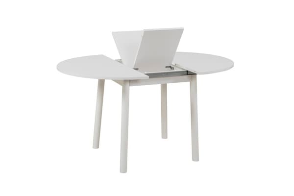 Utdragbart matbord Oliver - Vit