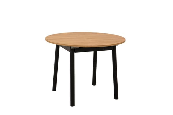 Utdragbart matbord Oliver - Ek, Svart
