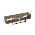Miniatyrbilde 3 av 4: TV-stativ Asal (150) - Eik, Hvit, Sort