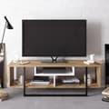 Miniatyrbilde 2 av 4: TV-stativ Asal (120) - Eik, Hvit, Sort
