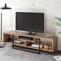 Miniatyrbilde 1 av 4: TV-stativ Asal (150) - Valnøtt, Sort