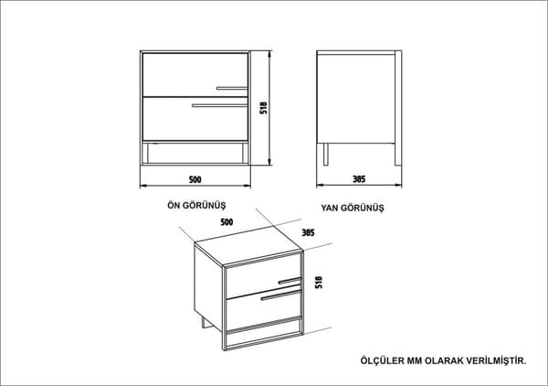 Natbord Polka - Sort