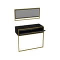 Miniatyrbild 4 av 6: Sideboard Polka Aynalı - Svart