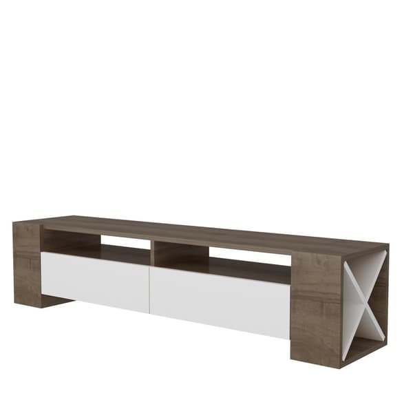 TV Stand Sosruko - Valnød, Hvid