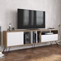 Miniatyrbild 1 av 5: TV-bänk Mistico (180) - Valnöt, Vit