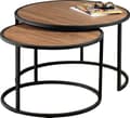 Miniatyrbilde 3 av 4: Hekkebord (2 stk) Tambur - Valnøtt