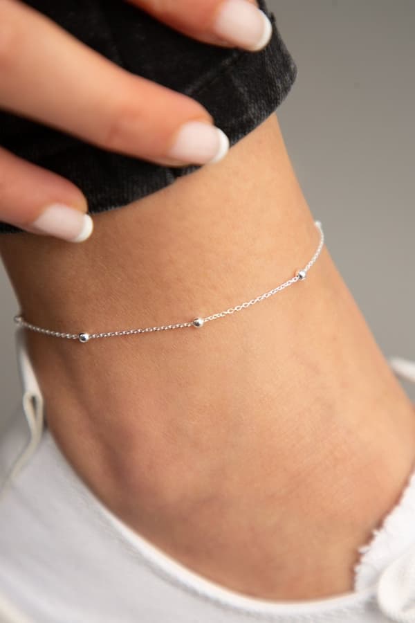 Sølv anklet ELKSLVR7104