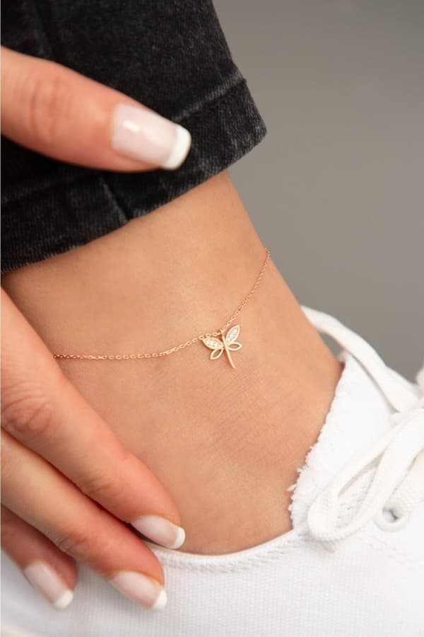 Sølv anklet ELKSLVR7282