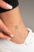 Miniatyrbilde 2 av 4: Sølv anklet ELKSLVR7103