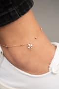Miniatyrbilde 1 av 4: Sølv anklet ELKSLVR7095