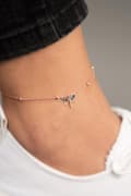 Miniatyrbilde 1 av 4: Sølv anklet ELKSLVR7096