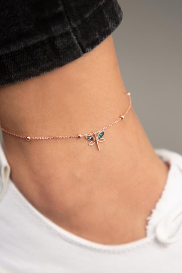 Sølv anklet ELKSLVR7096