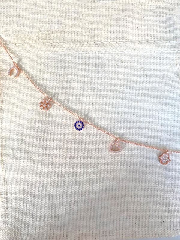 Sølv anklet ELKSLVR7302R