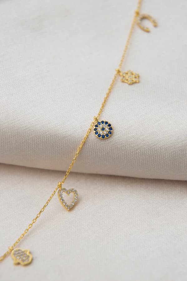Sølv anklet ELKSLVR7302A