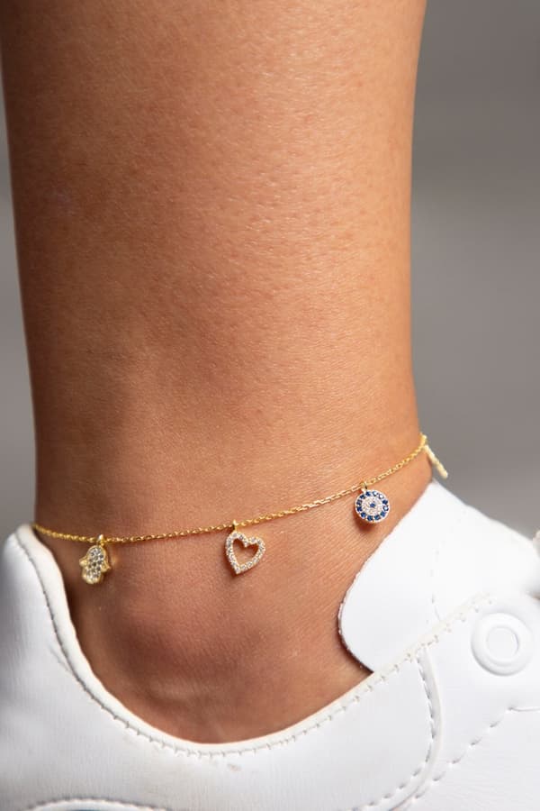 Sølv anklet ELKSLVR7302A