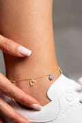 Miniatyrbilde 1 av 4: Sølv anklet ELKSLVR7302A
