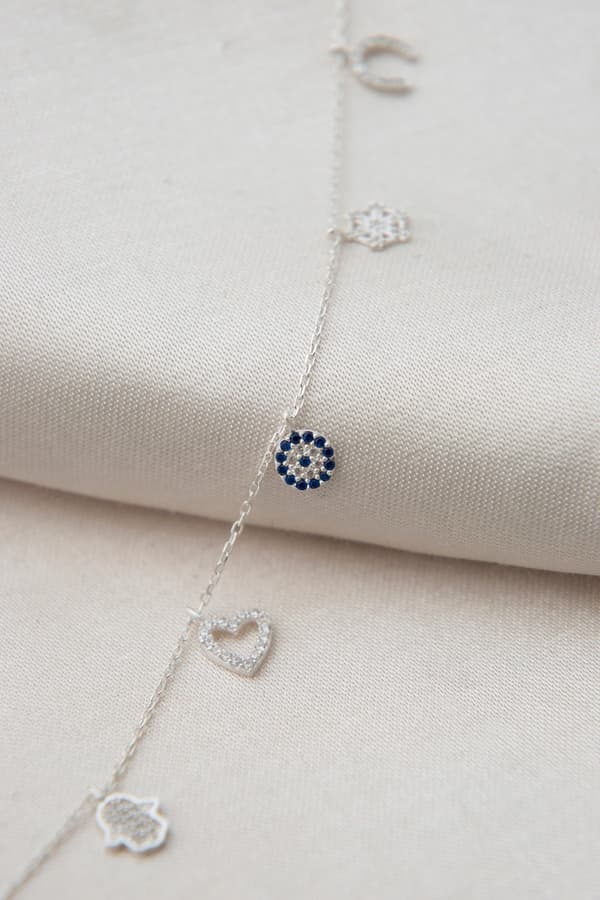 Sølv anklet ELKSLVR7302G