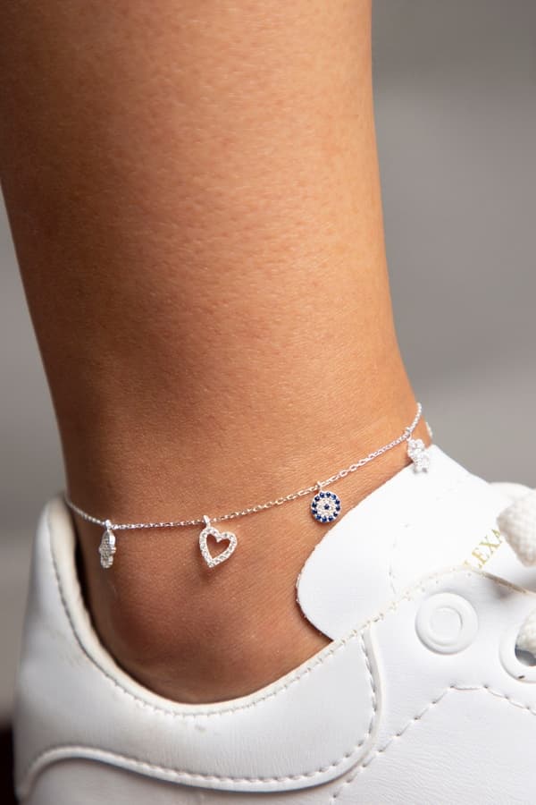 Sølv anklet ELKSLVR7302G