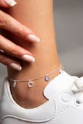 Miniatyrbilde 1 av 4: Sølv anklet ELKSLVR7302G