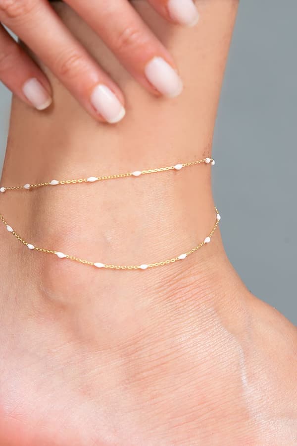 Sølv anklet ERN2240