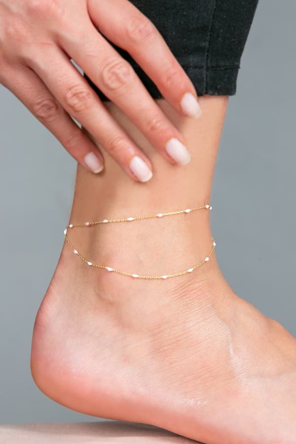 Sølv anklet ERN2240