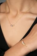 Miniatyrbild 3 av 3: Silver Halsband & Armband Set ELKSLVR7180